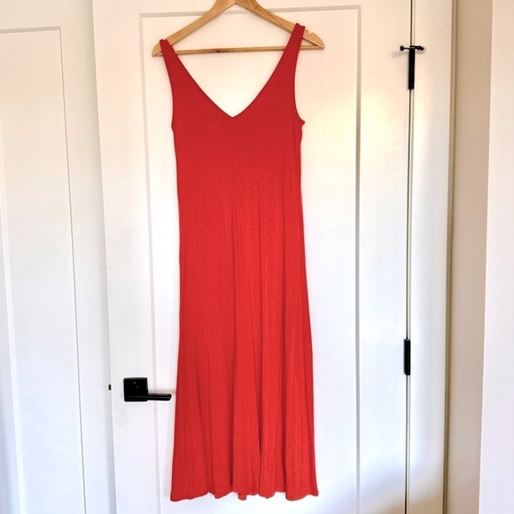 Knix Modal V neck Sleeveless dress in Sunset - Picture 5 of 7